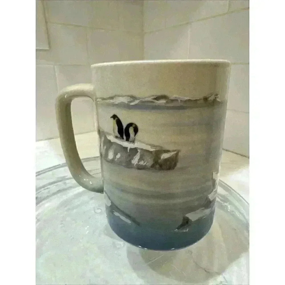 Otagiri Antarctic Emperor Penguin Mug Coffee Cup Japan Ceramic - Picture 5 of 11